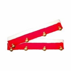 Equithème - Fourreaux de Bridon Noël x2 Rouge