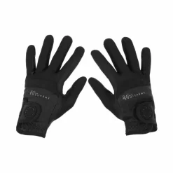 Equithème - Gants d'équitation Sarah Je t'aime Noir New