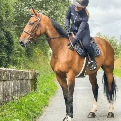 Clearance Equithème - Gants filet Noir