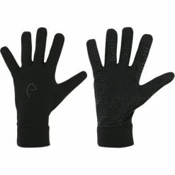 Equithème - Gants fin digital noir Discount