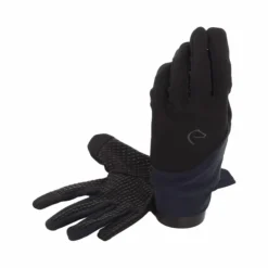 Online Equithème - Gants Knit digital noir/marine
