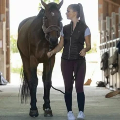 Equithème - Gilet femme sans manches Luna Noir Outlet