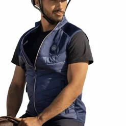 Equithème - Gilet sans manches homme Jules Marine Outlet