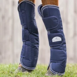 Equithème - Guêtres de transport Tyrex 600 D x4 Marine Hot