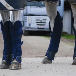 Equithème - Guêtres de transport Classic Mesh x4 Marine