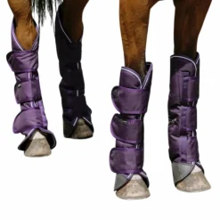 Equithème - Guêtres de transport Tyrex 600D prune Violet