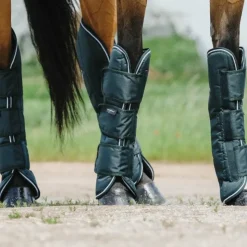 Equithème - Guêtres de transport Tyrex 600D Vert Outlet