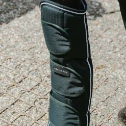 Equithème - Guêtres de transport Tyrex 600D Vert Outlet