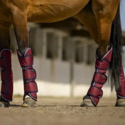 Equithème - Guêtres de transport Tyrex 1200D Bordeaux Sale