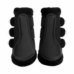 Equithème - Guêtres fermées Snuggy Je t'aime Noir Clearance