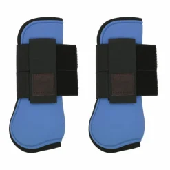 Equithème - Guêtres protège-tendons ciel x2 Bleu