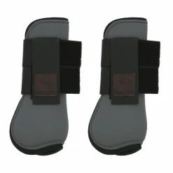 Outlet Equithème - Guêtres protège-tendons x2 Gris