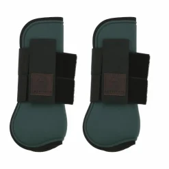 Equithème - Guêtres protège-tendons x2 Vert Clearance