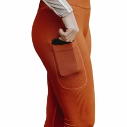 Sale Equithème - Legging d'équitation femme Acacia Orange