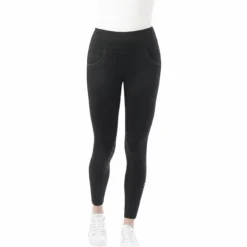 Outlet Equithème - Legging d'équitation femme Tatiana Noir