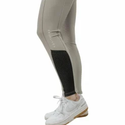 Equithème - Legging d'équitation femme Brigitte taupe Marron Best