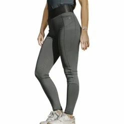 Equithème - Legging d'équitation femme Iris Je t'aime Noir Best