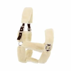 New Equithème - Licol de transport Teddy marron/ écru