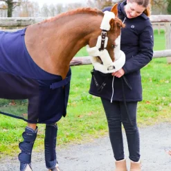New Equithème - Licol de transport Teddy marron/ écru