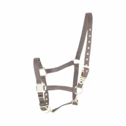 Outlet Equithème - Licol en nylon gris/ brun