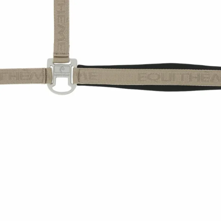 Clearance Equithème - Licol Nylon Jacquard taupe Marron