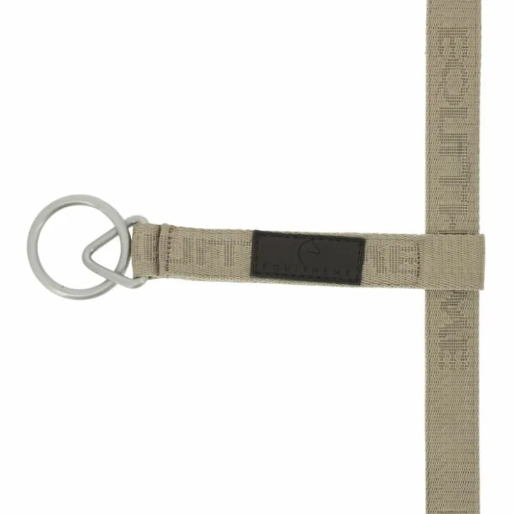 Clearance Equithème - Licol Nylon Jacquard taupe Marron