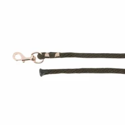 Equithème - Longe Soft rose gold/ chocolat Marron Hot