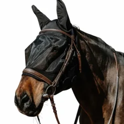 Equithème - Masque anti-mouches et UV Soft Noir Sale