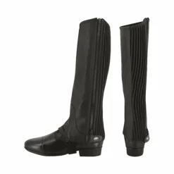 Equithème - Mini-chaps cuir Noir Sale
