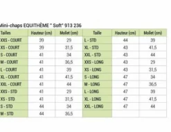 Discount Equithème - Mini-chaps Soft havane