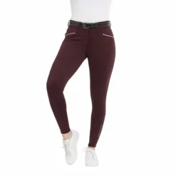 Discount Equithème - Pantalon d'équitation femme Claudine Bordeaux