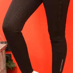 New Equithème - Pantalon d'équitation femme softshell Kitzbuhl Noir
