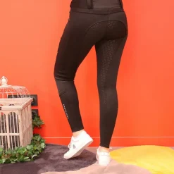 New Equithème - Pantalon d'équitation femme softshell Kitzbuhl Noir