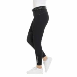 Equithème - Pantalon d'équitation femme Yolande Noir Discount