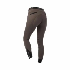 Equithème - Pantalon d'équitation femme Safir brun/ noir Marron Hot