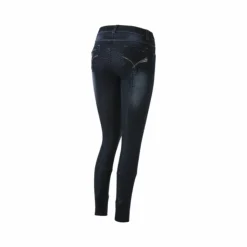 Equithème - Pantalon d'équitation femme Jean Texas Marine Outlet