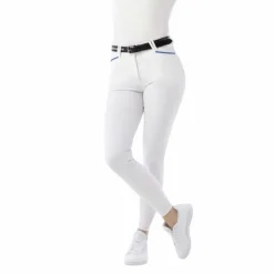 Equithème - Pantalon d'équitation femme Lassy Blanc Hot
