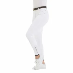 Equithème - Pantalon d'équitation femme Yolande Blanc Outlet