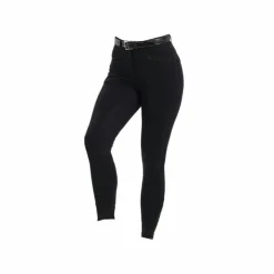 Equithème - Pantalon d'équitation femme Safir / bleu Noir Discount