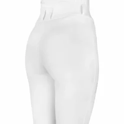 Best Equithème - Pantalon d'équitation femme Elsa Je t'aime Blanc