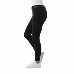 Equithème - Pantalon d'équitation femme Lotty Noir New