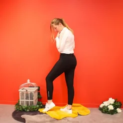 Equithème - Pantalon d'équitation femme Lotty Noir New