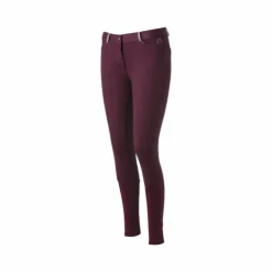 Equithème - Pantalon d'équitation femme Glam Prune