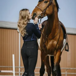 Hot Equithème - Pantalon d'équitation femme Queen Noir