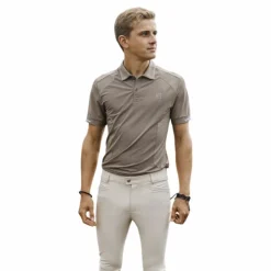 Equithème - Pantalon d'équitation homme EQ-Sam Beige Outlet