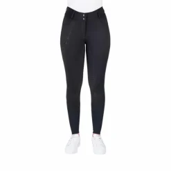 Equithème - Pantalon d'équitation enfant Elsa Je t'aime Noir Online