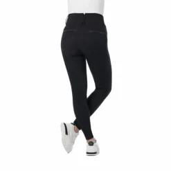 Equithème - Pantalon d'équitation enfant Queen Noir Outlet