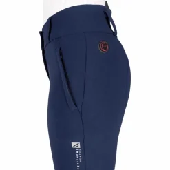 Equithème - Pantalon d'équitation chauffant femme Heated Sierra Marine Outlet