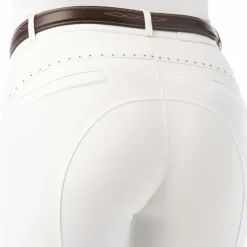 Equithème - Pantalon d'équitation fille Safir / bleu Blanc