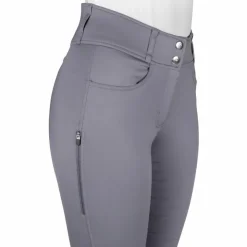 Equithème - Pantalon d'équitation femme Mila Gris